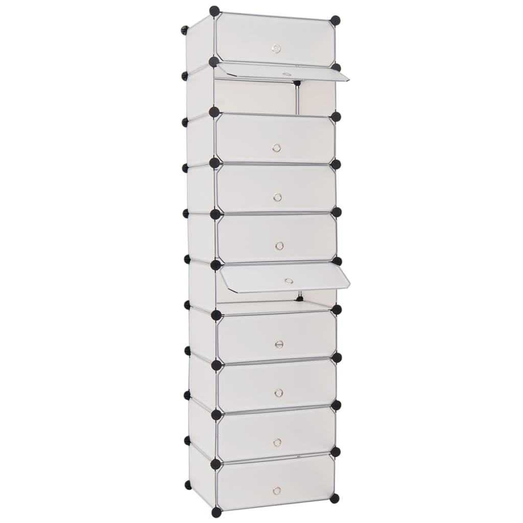 Schuh-Organizer Zusammenklappbar Mit 10 Fächern