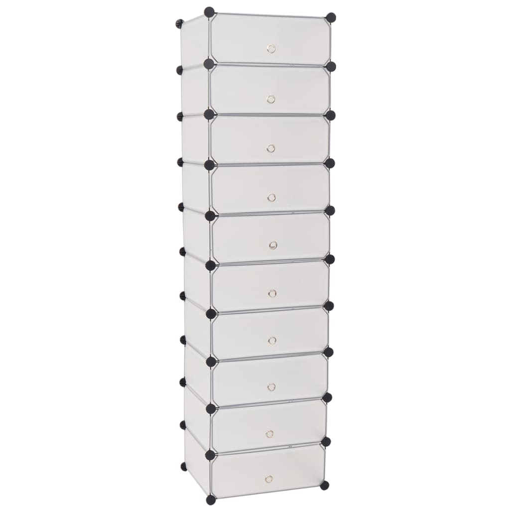 Schuh-Organizer Zusammenklappbar Mit 10 Fächern