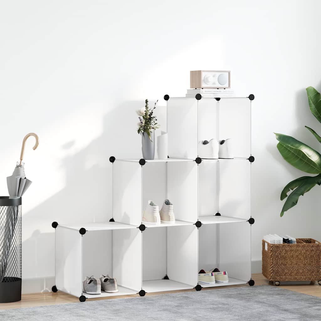 Regalsystem Würfelregal Mit 9 Fächern