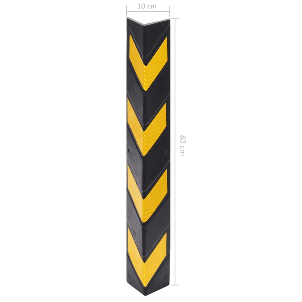 Reflektierende Eckschützer 5 Stück Gummi 80 Cm