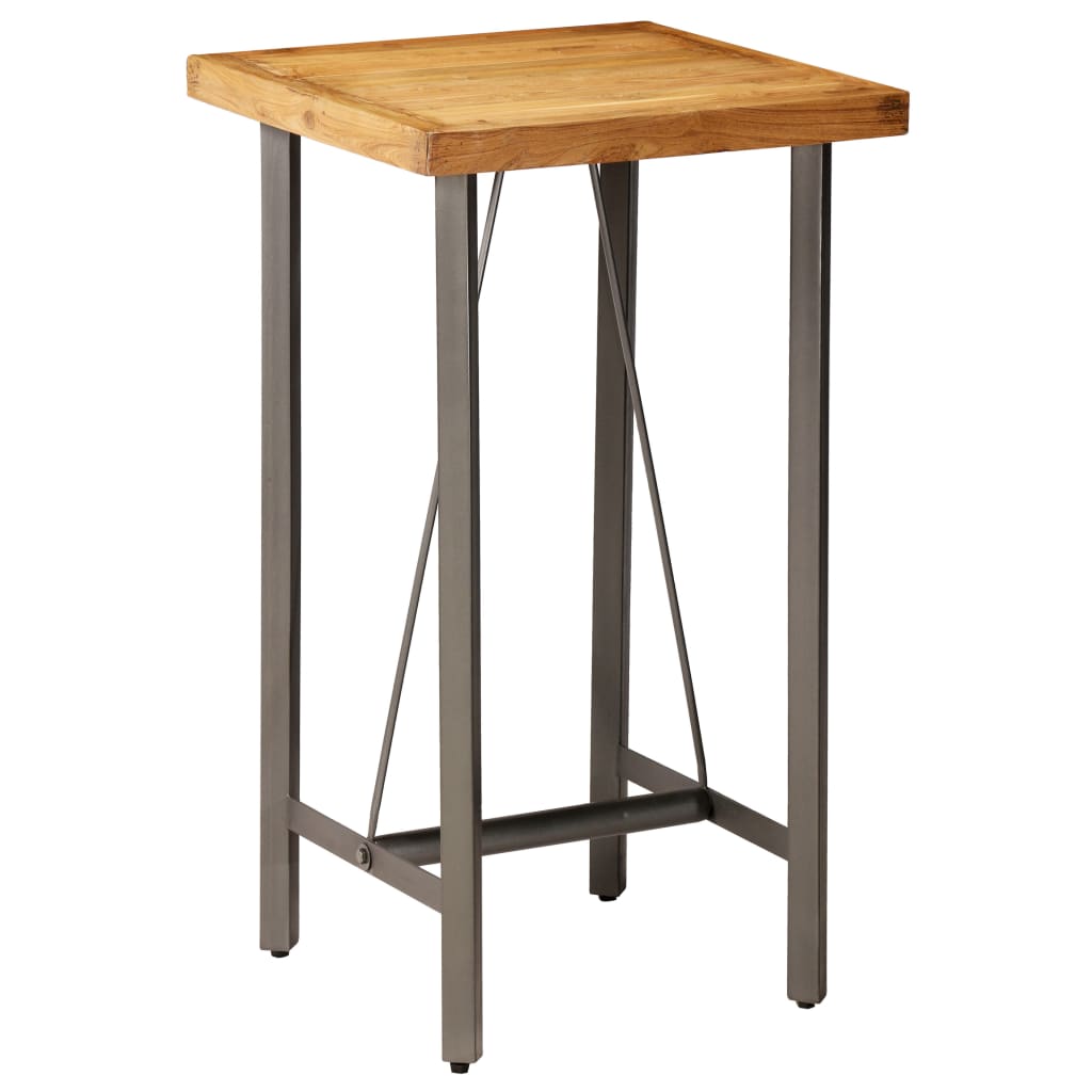 Bartisch Recyceltes Massivholz Teak
