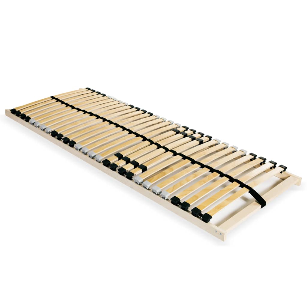 Bett-Lattenrost Braun Massivholz Buche
