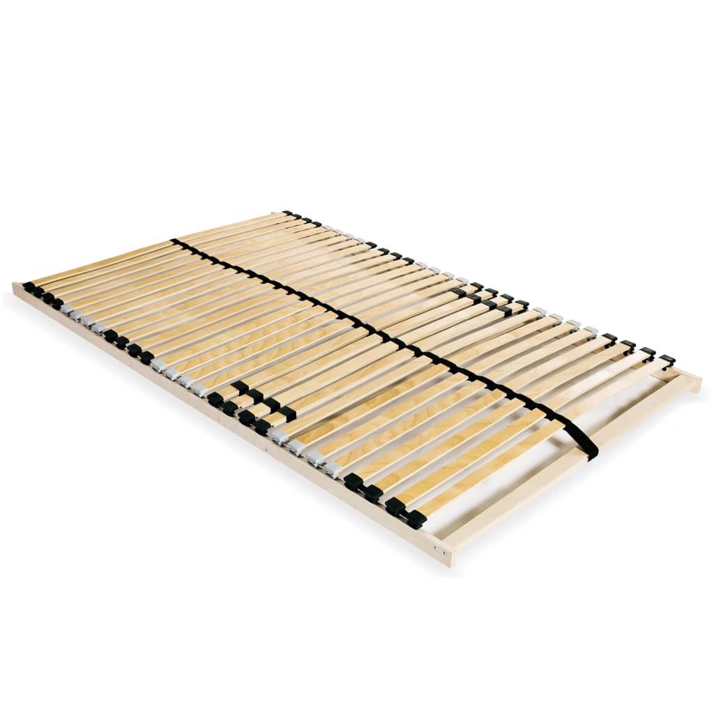 Bett-Lattenrost Braun Massivholz Buche
