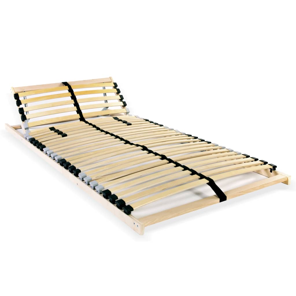 Bett-Lattenrost Braun Massivholz Buche