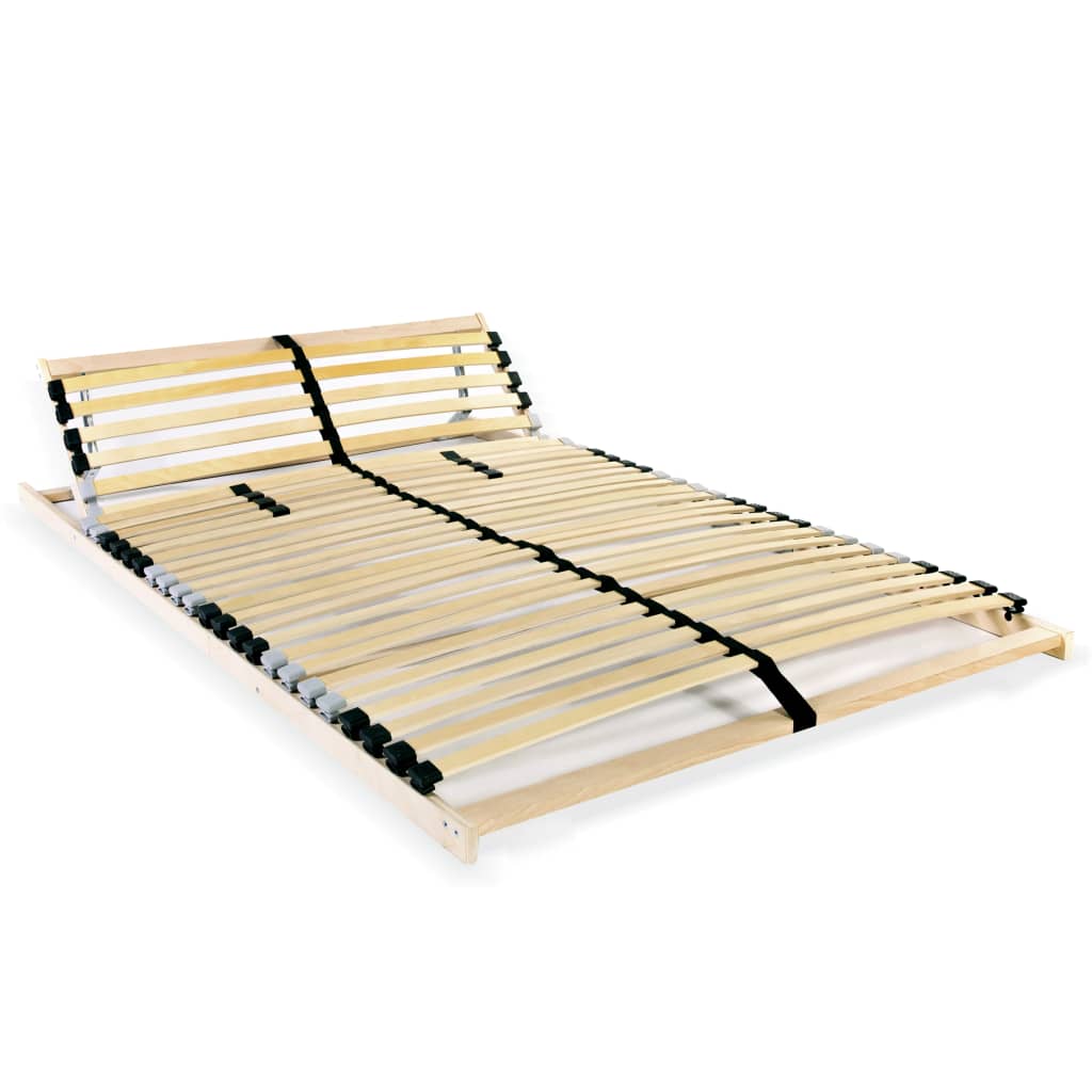 Bett-Lattenrost Braun Massivholz Buche