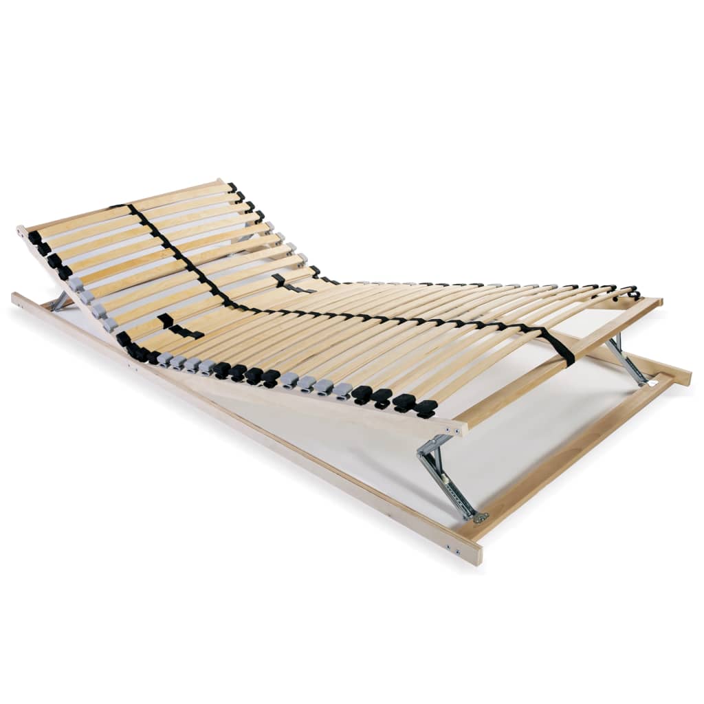 Bett-Lattenrost Braun Massivholz Buche