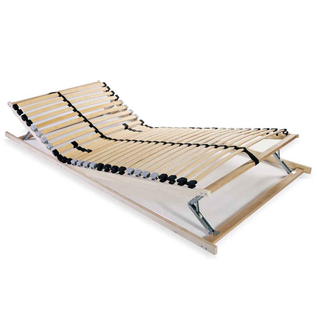 Bett-Lattenrost Braun Massivholz Buche