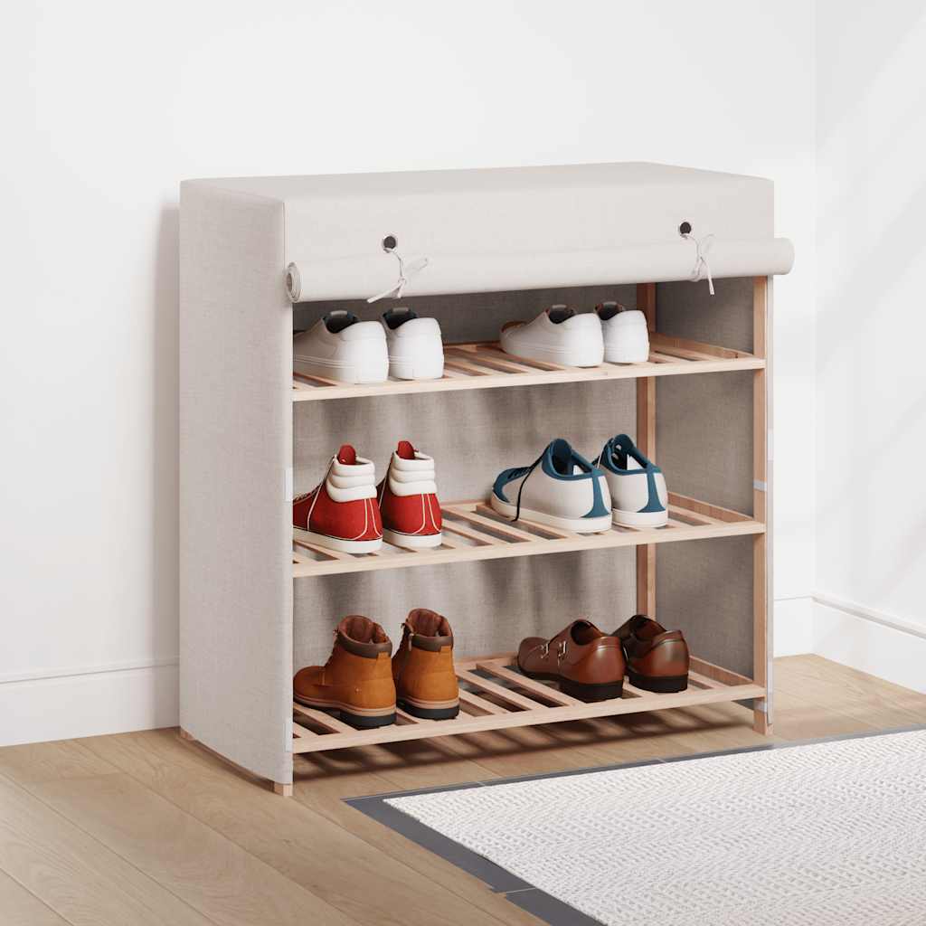 Schuhschrank Mit Abdeckung 79 X 40 X 80 Cm Stoff