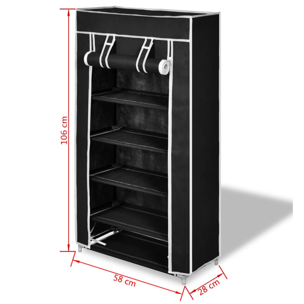 Schuhschrank Schuhregal Schuhablage 5 Schicht