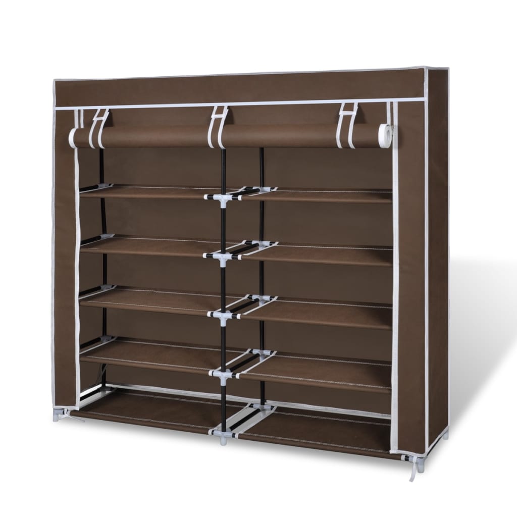 Stoff Schuhschrank Mit Abdeckung