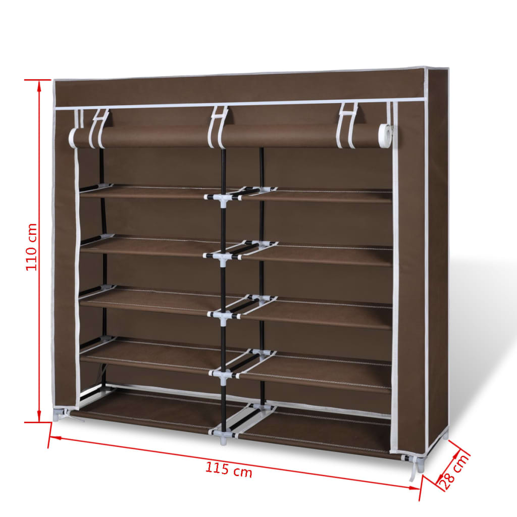 Stoff Schuhschrank Mit Abdeckung