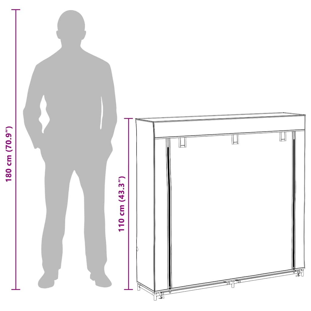 Stoff Schuhschrank Mit Abdeckung