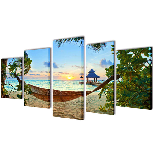 Bilder Dekoration Set Hängematte