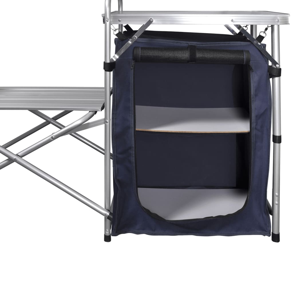 Campingküche Klappbar Mit Aluminium-Windschutz