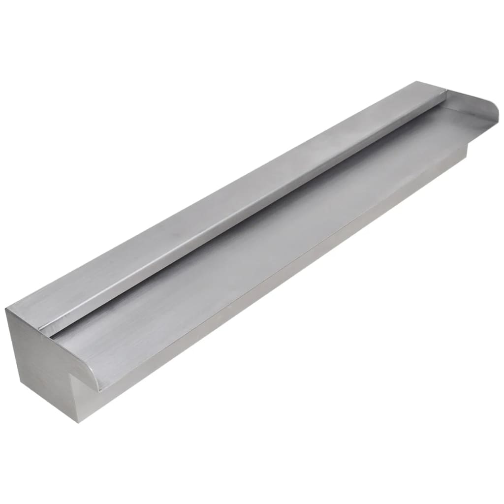 Pool-Wasserfall Fontäne S Rechteckig Edelstahl