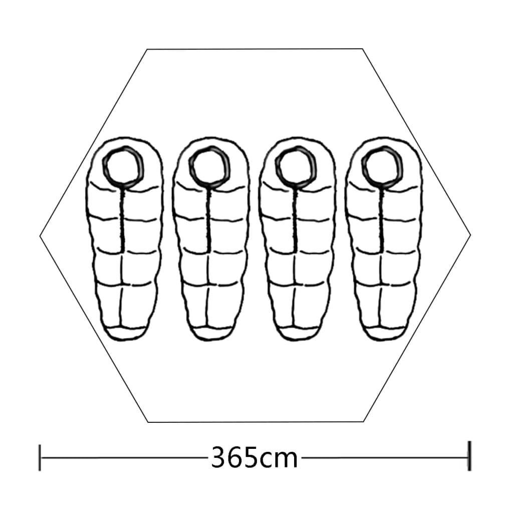 4-Personen-Zelt