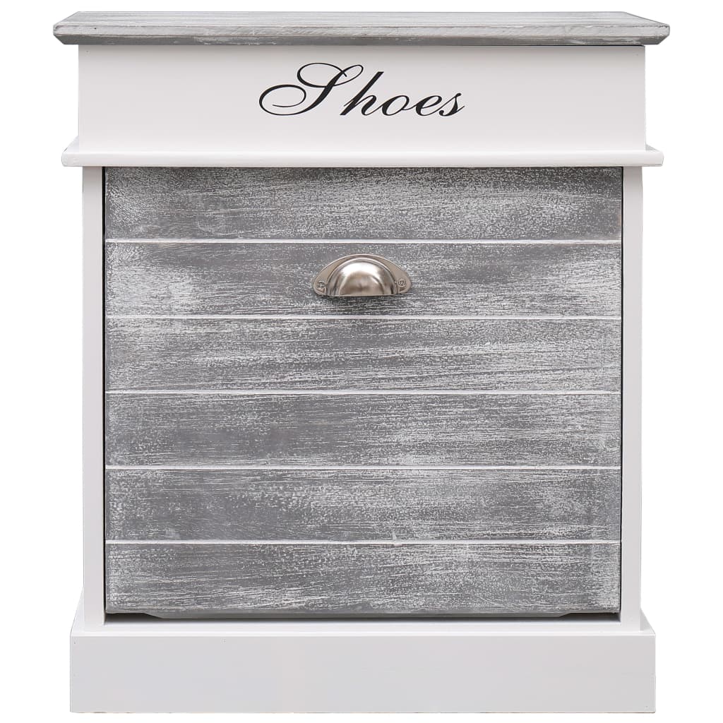 Schuhschrank 50 X 28 X 58 Cm Paulownia Holz