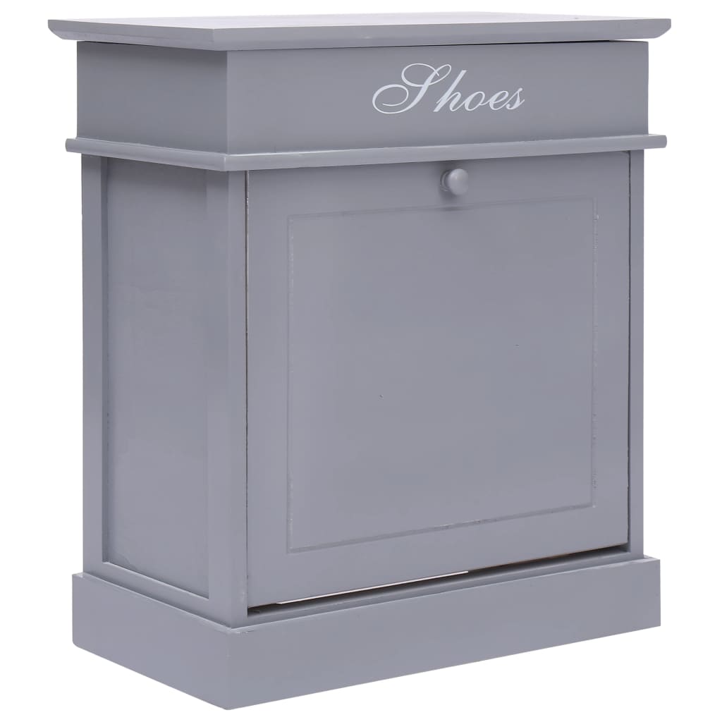 Schuhschrank 50 X 28 X 58 Cm Paulownia Holz