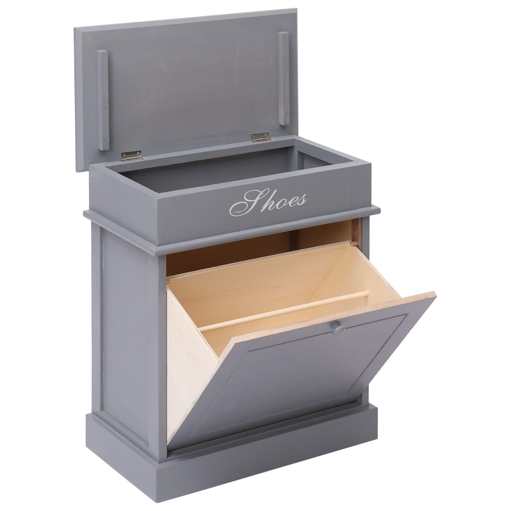 Schuhschrank 50 X 28 X 58 Cm Paulownia Holz