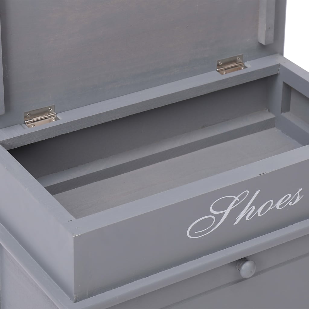 Schuhschrank 50 X 28 X 58 Cm Paulownia Holz