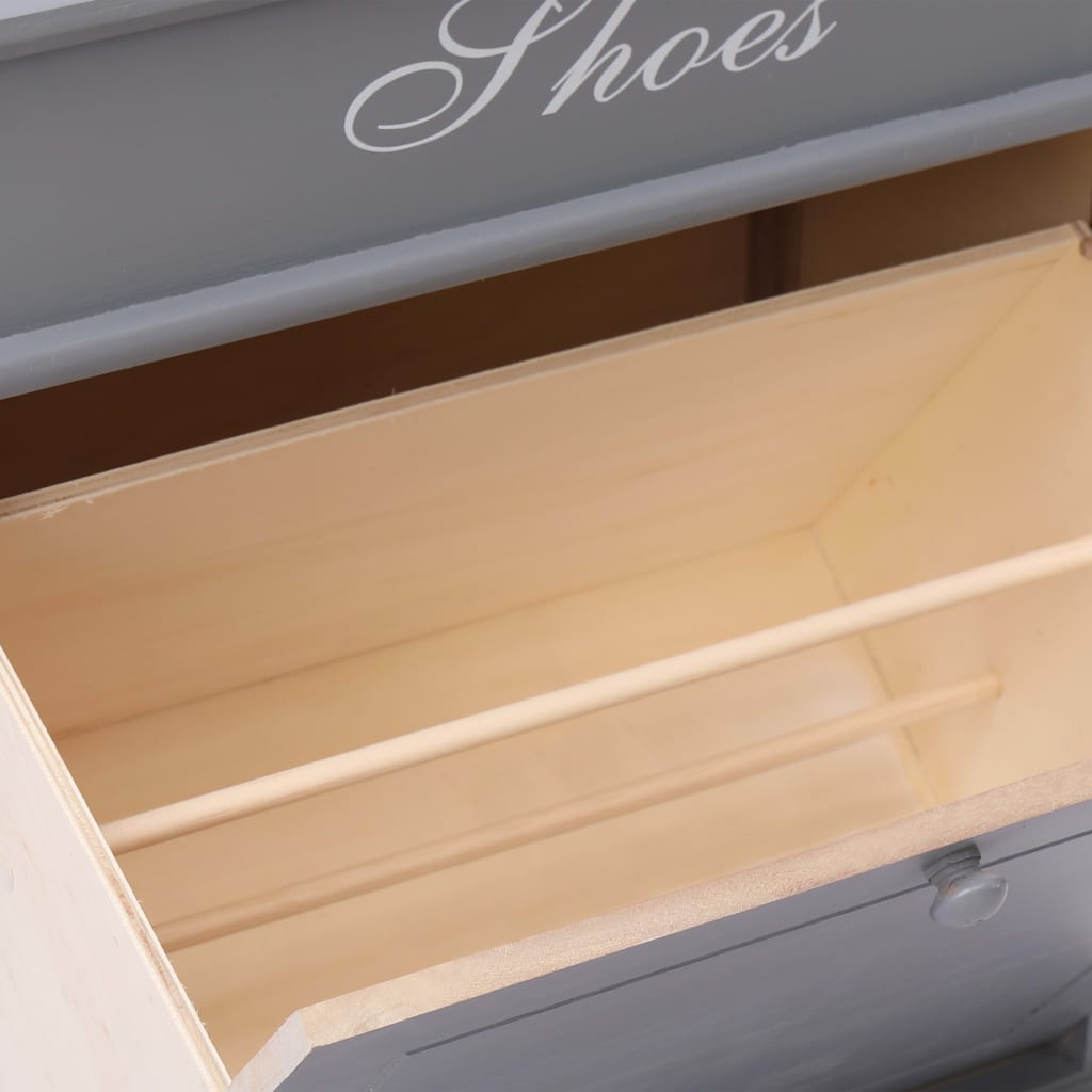 Schuhschrank 50 X 28 X 58 Cm Paulownia Holz