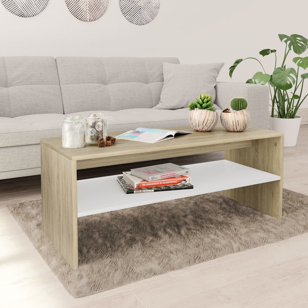 Couchtisch Beton Grau Holzwerkstoff