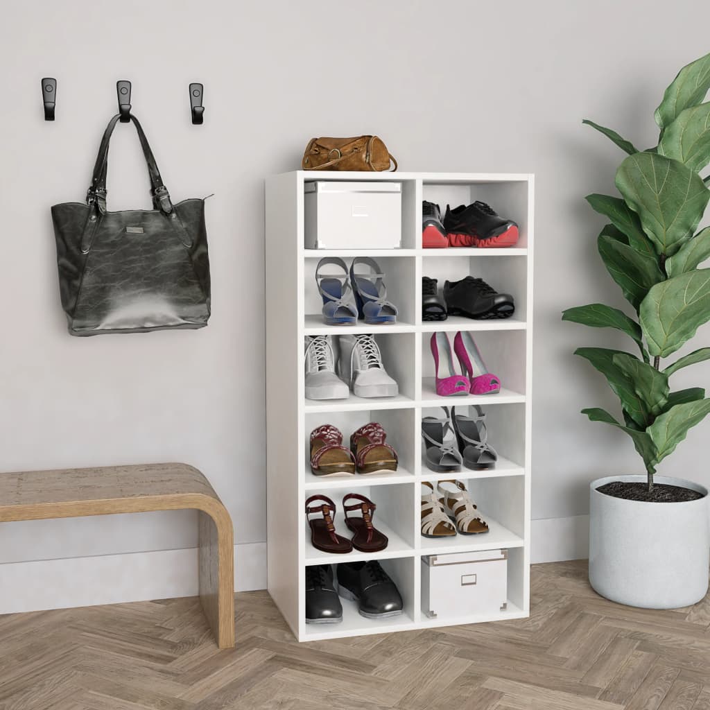 Schuhregal 54X34X100,5 Cm Holzwerkstoff