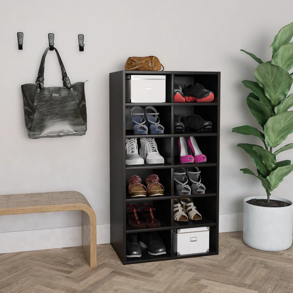 Schuhregal 54X34X100,5 Cm Holzwerkstoff