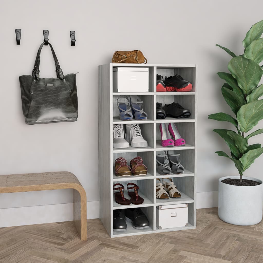 Schuhregal 54X34X100,5 Cm Holzwerkstoff