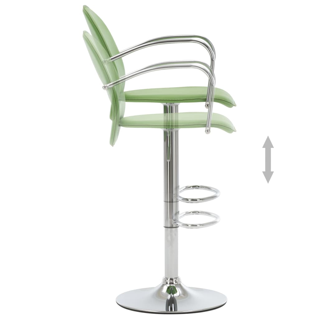 Barhocker Mit Armlehne 2 Stk. Kunstleder