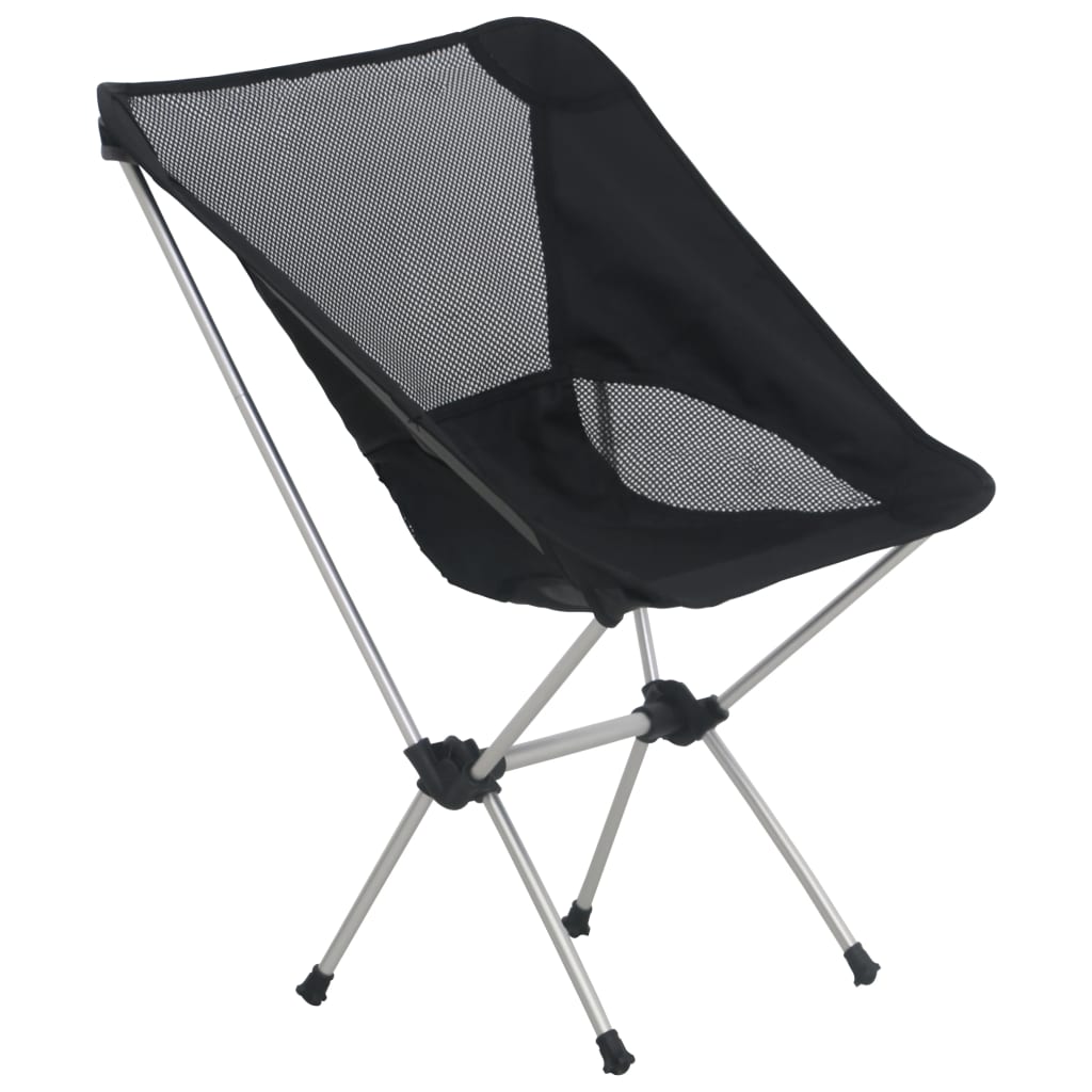 Klappbare Campingstühle 2 Stk. Mit Tragetasche 54X50X65 Cm Alu