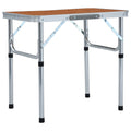 Klappbarer Campingtisch Aluminium 60X45 Cm