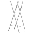 Bartisch-Gestell Klappbar Silbern 45X53X108 Cm Verzinkter Stahl