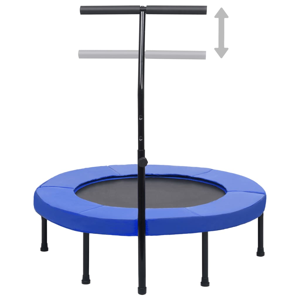 Fitness Trampolin Mit Griff Und Sicherheitspolster