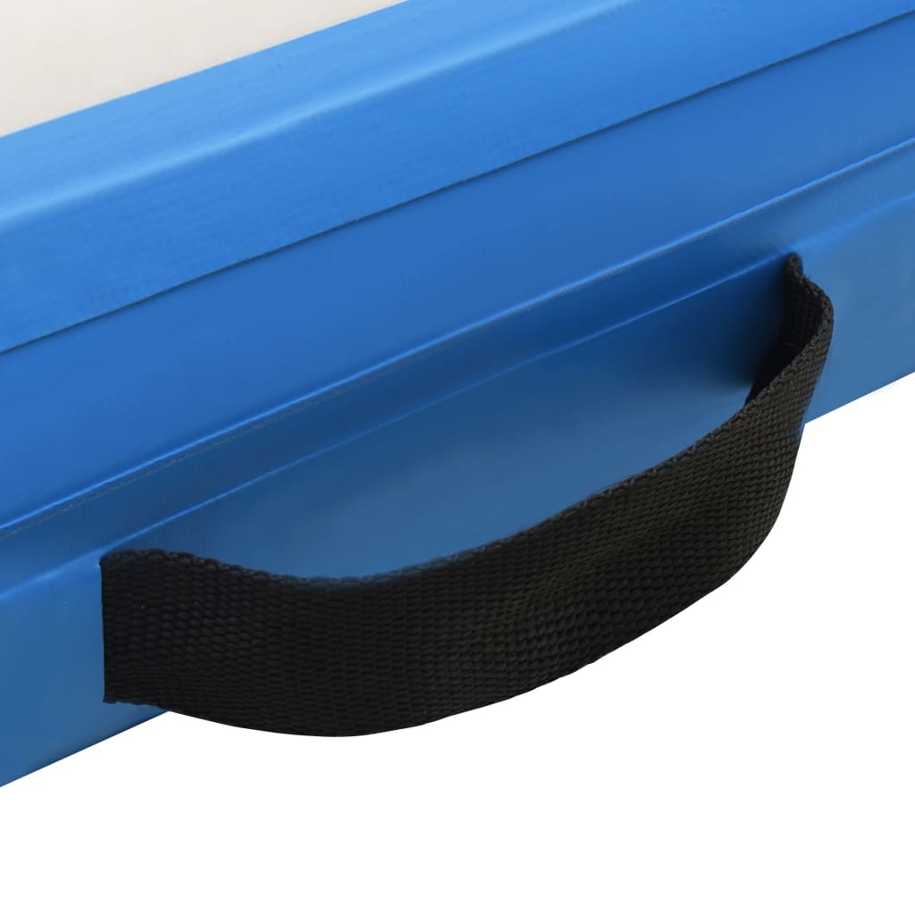 Aufblasbare Schwimmmatte Blau Und Weiß