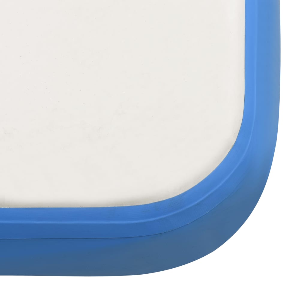 Aufblasbare Schwimmmatte Blau Und Weiß