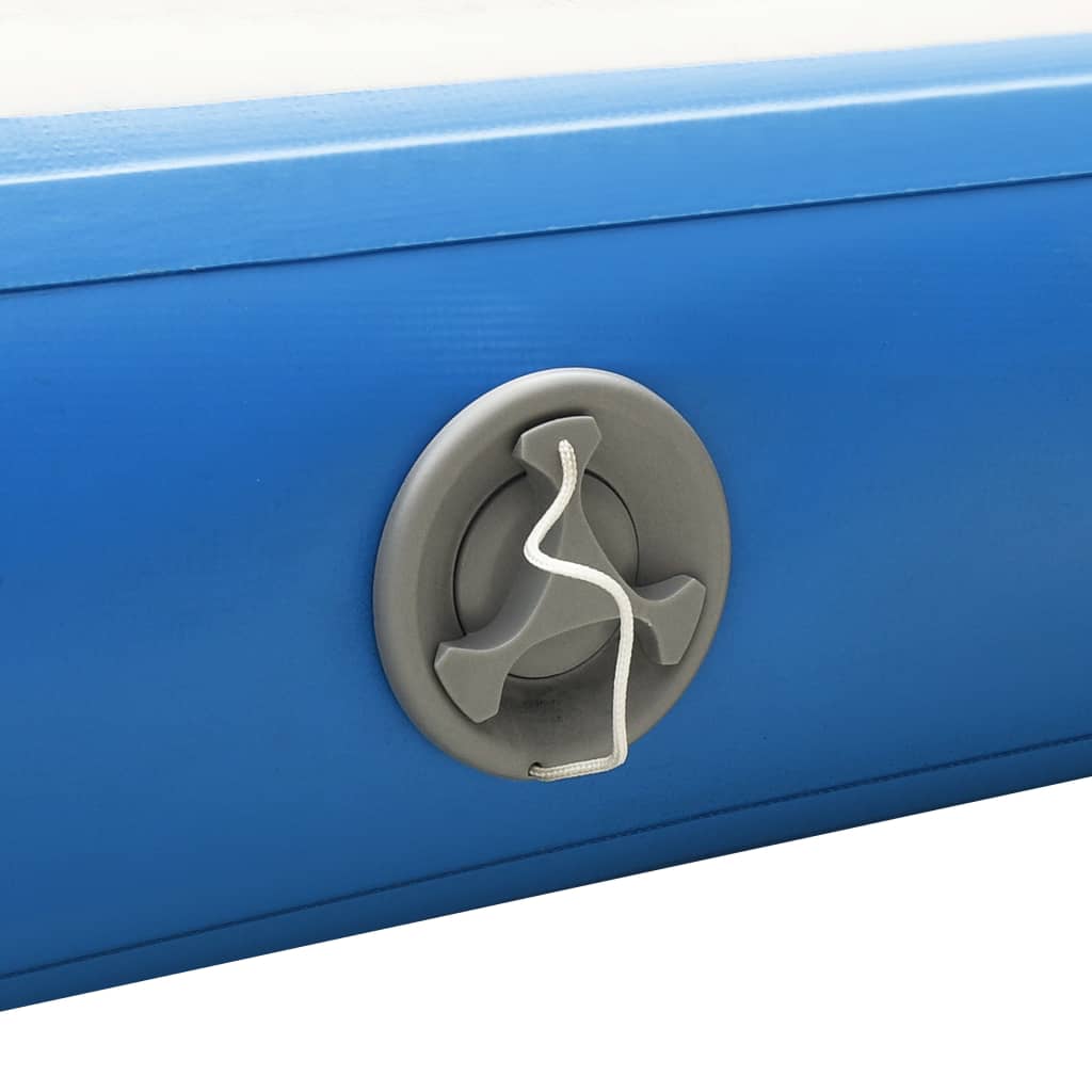 Aufblasbare Schwimmmatte Blau Und Weiß
