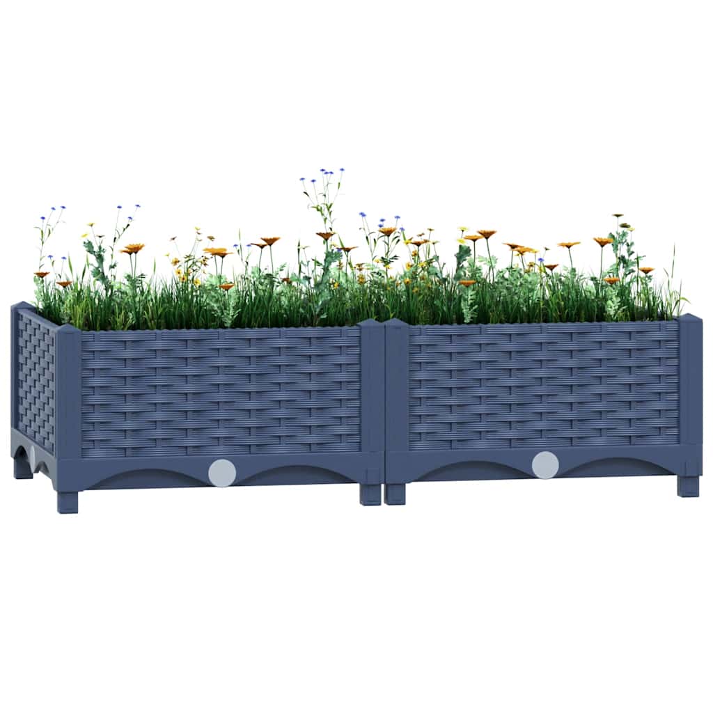 Gartenpflanzer 160 X 40 X 48 Cm Pp