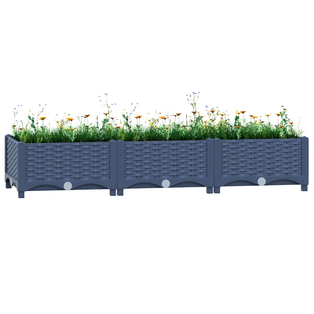 Gartenpflanzer 160 X 40 X 48 Cm Pp