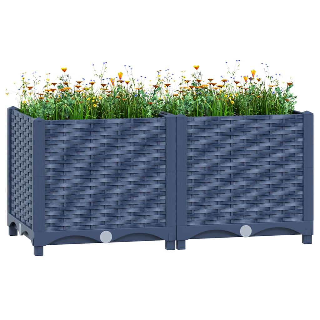 Gartenpflanzer 160 X 40 X 48 Cm Pp