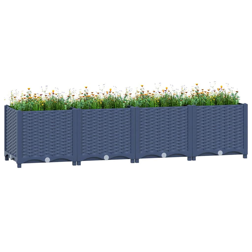 Gartenpflanzer 160 X 40 X 48 Cm Pp