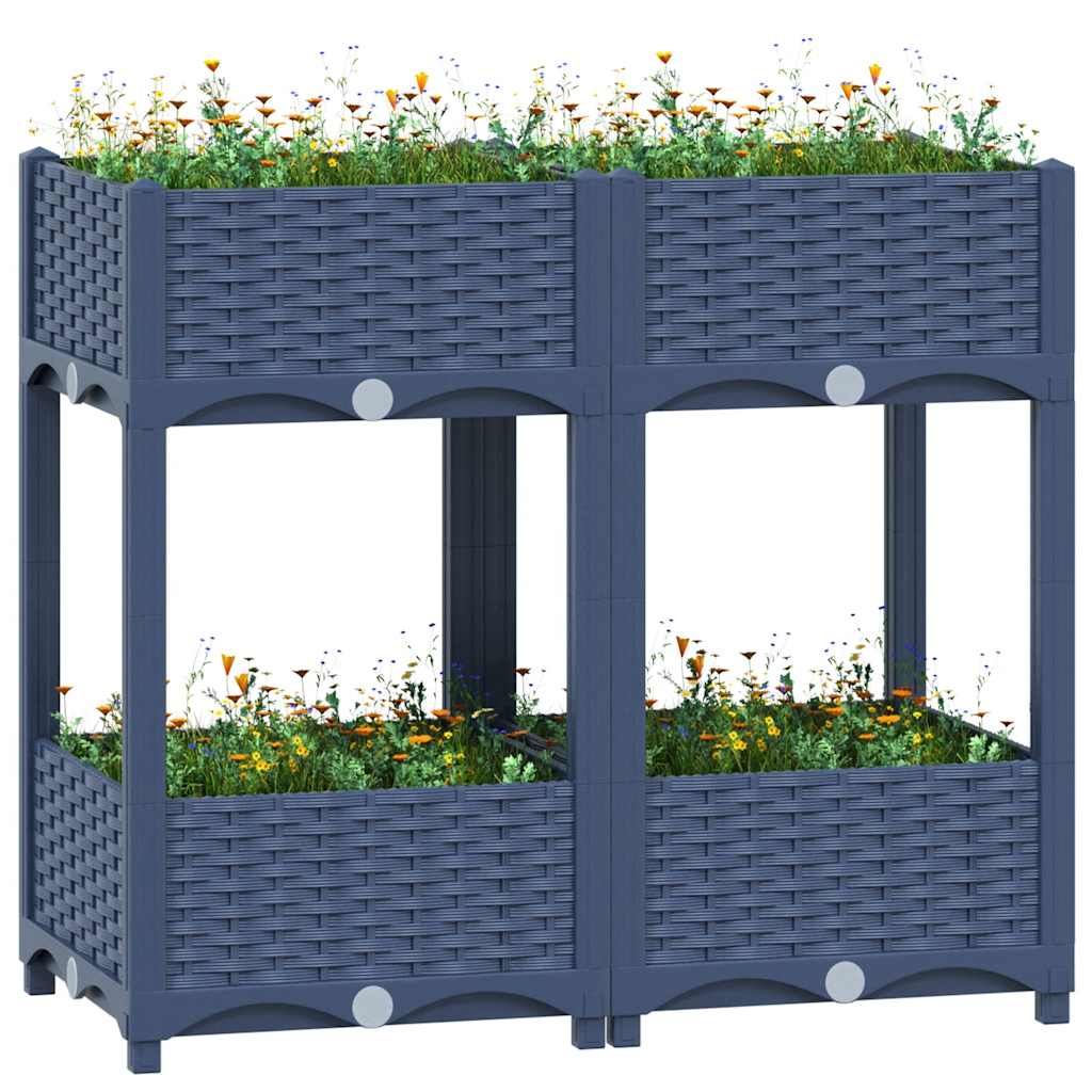 Gartenpflanzer 160 X 40 X 48 Cm Pp