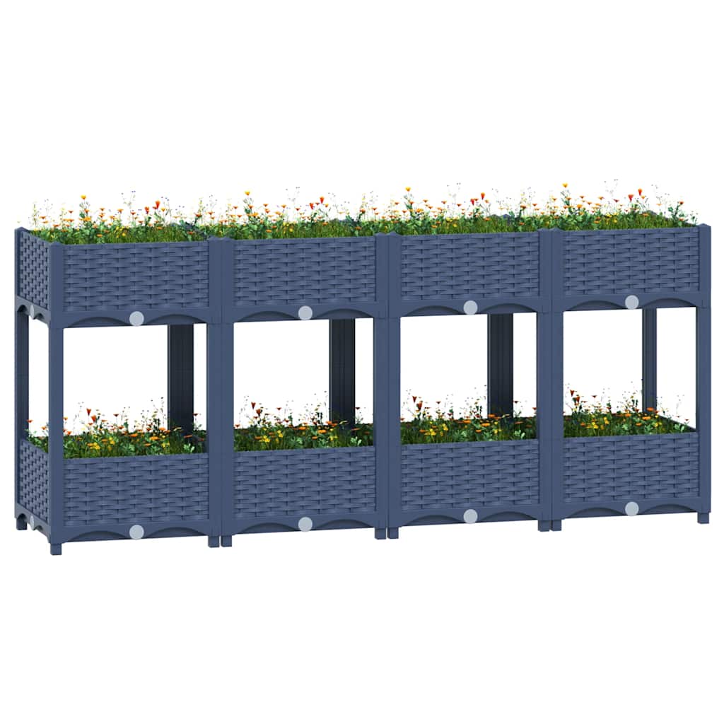 Gartenpflanzer 160 X 40 X 48 Cm Pp