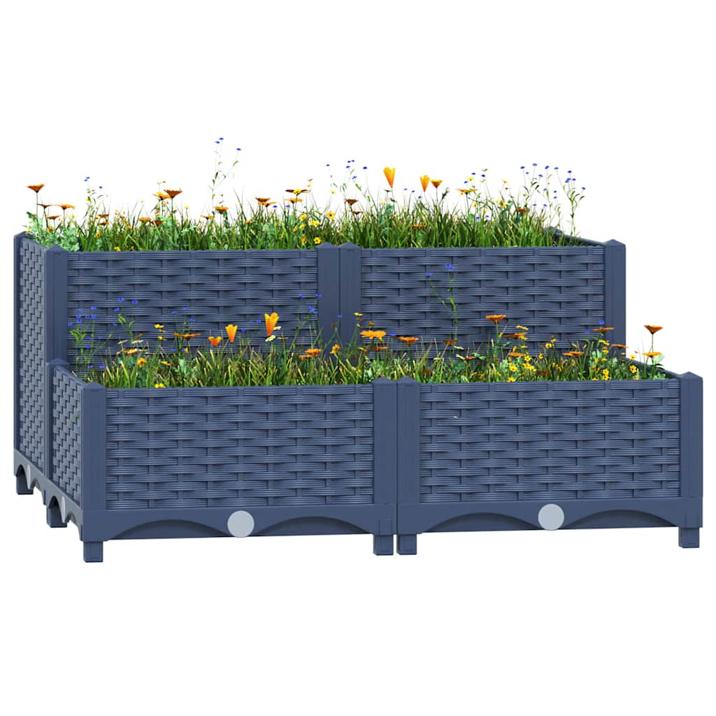 Gartenpflanzer 160 X 40 X 48 Cm Pp