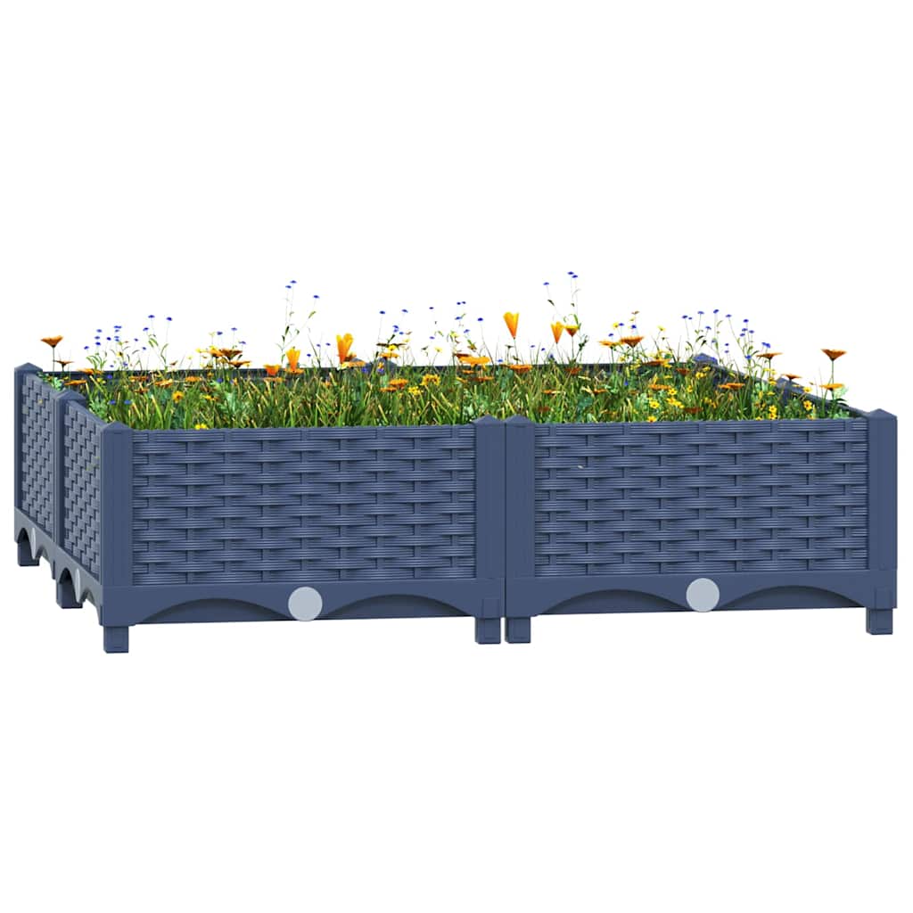 Gartenpflanzer 160 X 40 X 48 Cm Pp