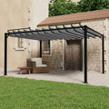 Gazebo Mit Lamellen-Dach 3 X 3 X 2,14 M