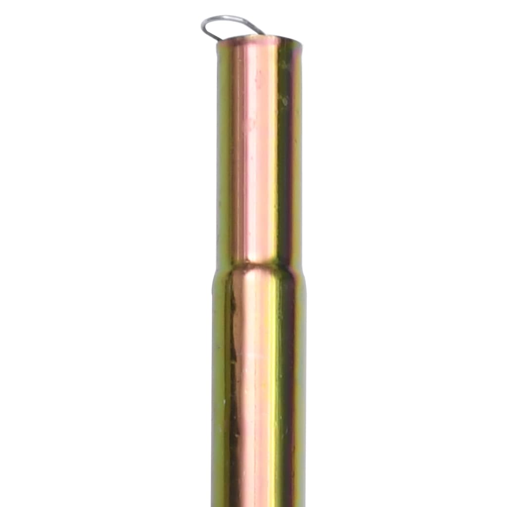 Teleskop-Zeltstangen 170-255 Cm 2 Stk. Verzinkter Stahl