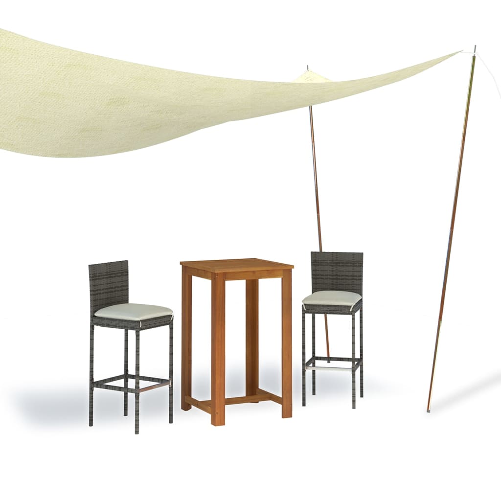 Teleskop-Zeltstangen 170-255 Cm 2 Stk. Verzinkter Stahl