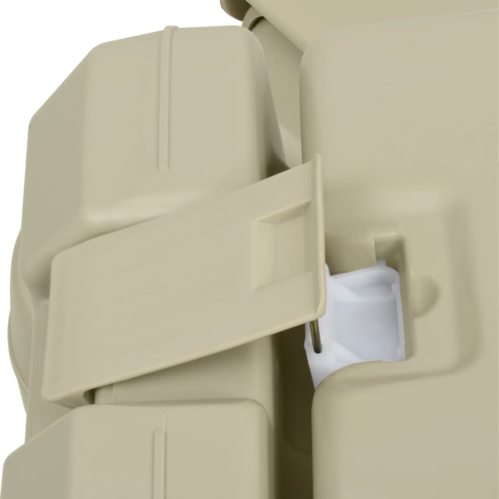 Campingtoilette 10+10L Und Handwaschbecken 20L Set Tragbar Grau