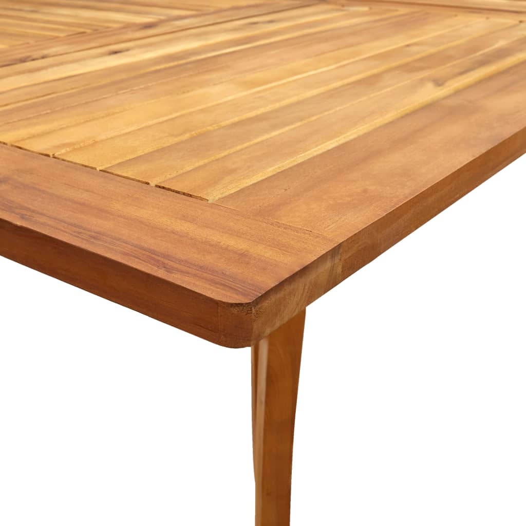 7-Teiliges Garten-Ess-Set 150 X 90 Cm Massivholz Akazie